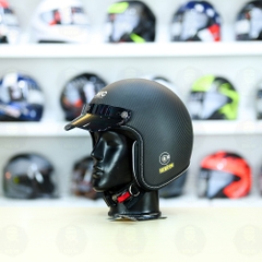 Mũ 3/4 NIC N03 Carbon 3K Nhám FREESHIP