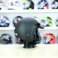 Mũ 3/4 NIC N03 Carbon 3K Nhám FREESHIP