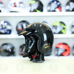 Mũ 3/4 NIC N03 Carbon 9K FREESHIP