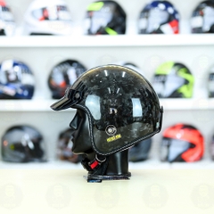 Mũ 3/4 NIC N03 FORGED Carbon FREESHIP