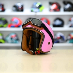 Mũ 3/4 Royal M20c Kèm Kính Dây Cực Kì Thời Trang Và Trendy - Hồng