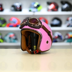 Mũ 3/4 Royal M20c Kèm Kính Dây Cực Kì Thời Trang Và Trendy - Hồng