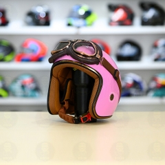 Mũ 3/4 Royal M20c Kèm Kính Dây Cực Kì Thời Trang Và Trendy - Hồng