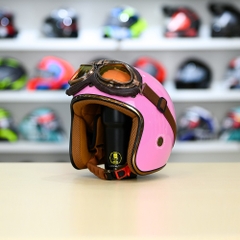 Mũ 3/4 Royal M20c Kèm Kính Dây Cực Kì Thời Trang Và Trendy - Hồng