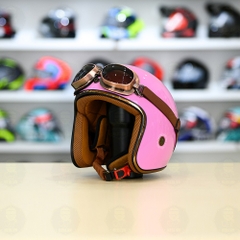 Mũ 3/4 Royal M20c Kèm Kính Dây Cực Kì Thời Trang Và Trendy - Hồng