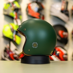 Mũ 3/4 ROYAL M20C Ruby Xanh Lính Nhám Cho Đầu Siêu To XXL FREESHIP