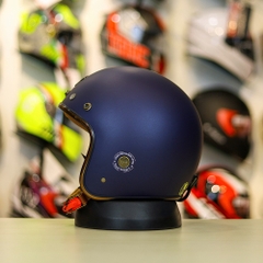 Mũ 3/4 ROYAL M20C Ruby Xanh Mực Nhám Cho Đầu Siêu To XXL FREESHIP