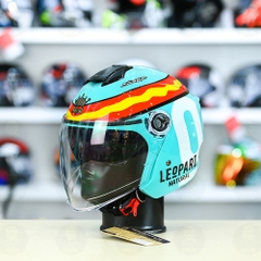 Mũ 3/4 Royal M668 (2 Kính) Leopard FREESHIP