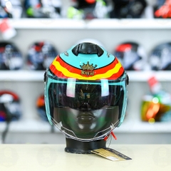 Mũ 3/4 Royal M668 (2 Kính) Leopard FREESHIP