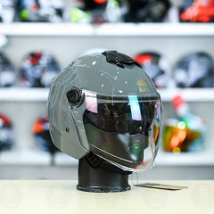 Mũ 3/4 Royal M668 (2 Kính) Xi Măng Bóng FREESHIP