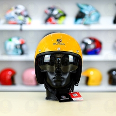 Mũ 3/4 Sunda 388 Vàng Kính Âm FREESHIP