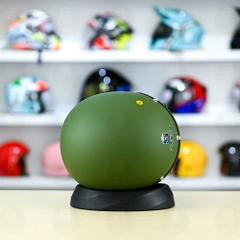 Mũ 3/4 Sunda 388 Xanh Lính Nhám Kính Âm FREESHIP