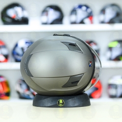 Mũ 3/4 Sunda 611E Xám nhám - Freeship