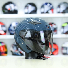 Mũ 3/4 Sunda 611E Xanh xi măng bóng - Freeship