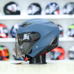 Mũ 3/4 Sunda 611E Xanh xi măng nhám - Freeship