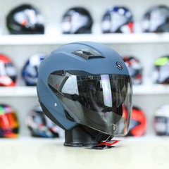 Mũ 3/4 Sunda 611E Xanh xi măng nhám - Freeship