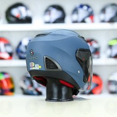 Mũ 3/4 Sunda 611E Xanh xi măng nhám - Freeship