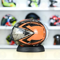 Mũ 3/4 Zeus 205 T1 Cam Camo Bóng FREESHIP