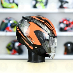 Mũ 3/4 Zeus 205 T1 Cam Camo Bóng FREESHIP