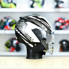 Mũ 3/4 Zeus 205 T1 Trắng Camo Bóng FREESHIP