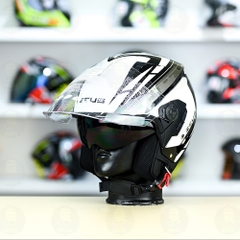 Mũ 3/4 Zeus 205 T1 Trắng Camo Bóng FREESHIP