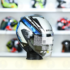 Mũ 3/4 Zeus 205 T1 Xanh Camo Bóng FREESHIP