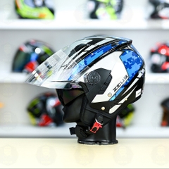 Mũ 3/4 Zeus 205 T1 Xanh Camo Bóng FREESHIP