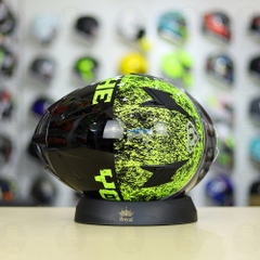 Mũ Fullface Yohe 978 PLUS 2020 Đen Chấm Vàng FREESHIP