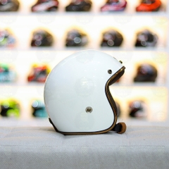 Mũ 3/4 BALDER LIGHT Trắng Bóng FREESHIP