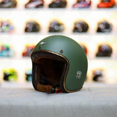 Mũ 3/4 BALDER LIGHT Xanh Lính Nhám FREESHIP