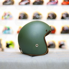 Mũ 3/4 BALDER LIGHT Xanh Lính Nhám FREESHIP