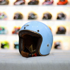 Mũ 3/4 BALDER LIGHT Xanh Lam Bóng FREESHIP