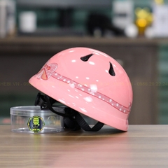 Nón Bảo Hiểm Cho Bé Từ 1-5 Tuổi KIDS Cream Siêu Nhẹ Freesize