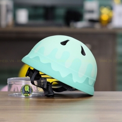 Nón Bảo Hiểm Cho Bé Từ 1-5 Tuổi KIDS Cream Siêu Nhẹ Freesize