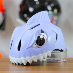 Nón Bảo Hiểm Cho Bé KIDS Shark 3D Siêu Cute Màu Tím