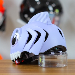 Nón Bảo Hiểm Cho Bé KIDS Shark 3D Siêu Cute Màu Tím