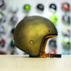 Mũ 3/4 Bulldog Perro 4U Vàng Xước Nhám FREESHIP