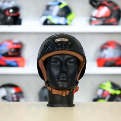 Mũ 1/2 Bulldog GANG Đen Bóng FREESHIP