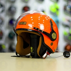 Mũ 3/4 Bulldog POM Cam Bóng FREESHIP