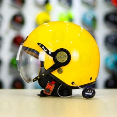 Mũ 3/4 Bulldog POM Vàng Bóng FREESHIP