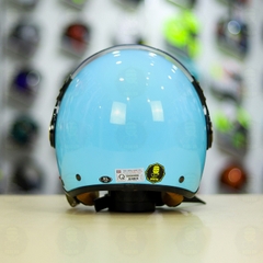 Mũ 3/4 Bulldog POM Xanh Dương FREESHIP