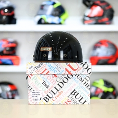 Mũ 1/2 Bulldog PUG Đen Bóng FREESHIP