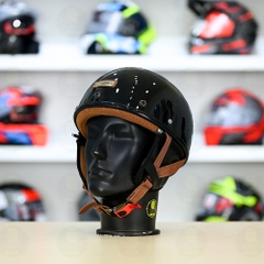 Mũ 1/2 Bulldog PUG Đen Bóng FREESHIP