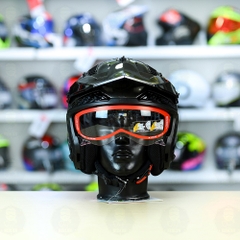 Mũ Đa Năng LS2 OF606 DRIFTER Xám Xước Bóng FREESHIP