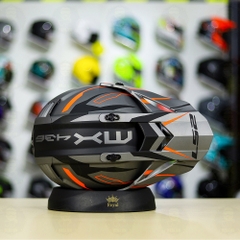 Mũ Dual Sport MX436 EVO Xám Cam Nhám