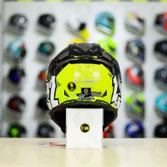 Mũ Dual Sport LS2 MX436 EVO Xám Vàng Neon Bóng FREESHIP