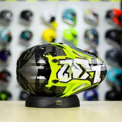 Mũ Dual Sport LS2 MX436 EVO Xám Vàng Neon Bóng FREESHIP