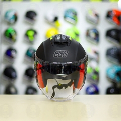 Conbo Mũ 3/4 EGO E3 SPEED Vàng Nhám Độ Khóa Chống Trộm