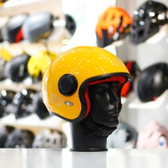 Mũ 3/4 EGO E5 Vàng Bóng FREESHIP