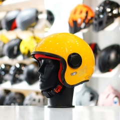 Mũ 3/4 EGO E5 Vàng Bóng FREESHIP